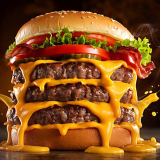 Triple Cheese Burger
