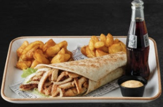 Menú Shawarma Solo Carne Completo