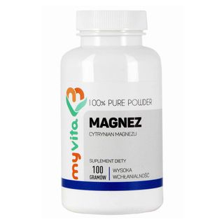 Cytrynian magnezu proszek 100g MyVita