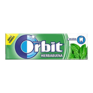 Orbit Spearmint Sem Açúcar 14 gr