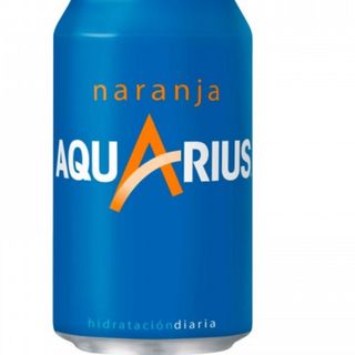 Aquarius Naranja lata 330ml.