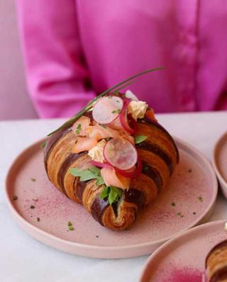 Croissant Francês Salmão