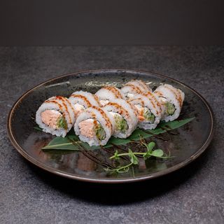 Grill salmon roll