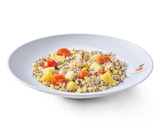 Salada de frango e ananás