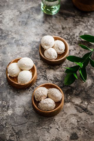 Мороженое Саумал и кофе.