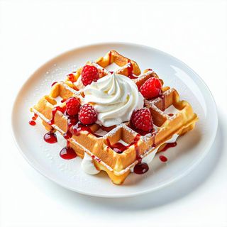 Waffle alla crema