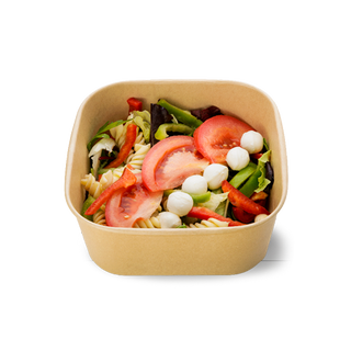 Салата с Паста, Бейби Моцарела, Градински Домат и Чушки (250г)