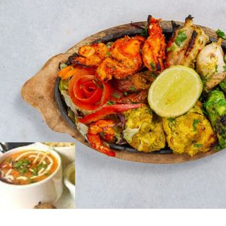 Mix tandorii sizzler with curry
