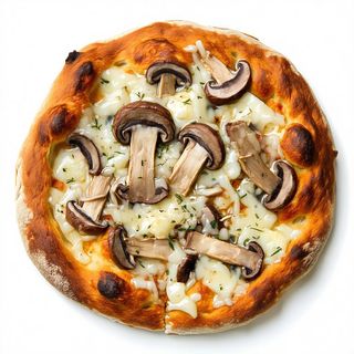 Pizza bianca - porcini