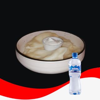 კვარები + 1X წყალი მთის - 0,5ლ