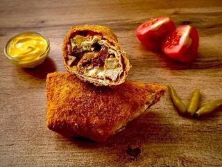 Говяжий донер сыром жареный