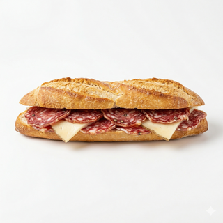 Bocadillo Salchichón Y Queso