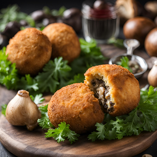 Croquetas Caseras Gourmet Deluxe De Setas (6 Uds.)