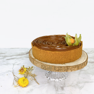Tarta Entera De Queso Con Dulce De Leche (8/10 Raciones)