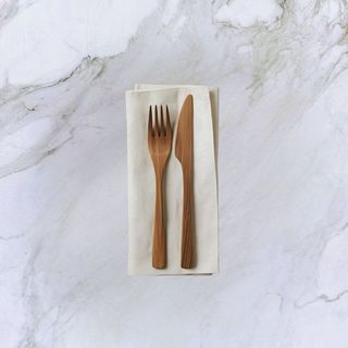 Kit di posate: forchetta, coltello e tovagliolo