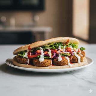 Panino falafel