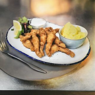 Pui de balta pane, mamaliguta si mujdei