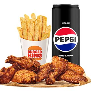 King Wings 7 pcs Meal
