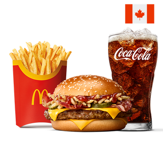 Мейпл Барбекю та Бекон Роял Чізбургер Меню