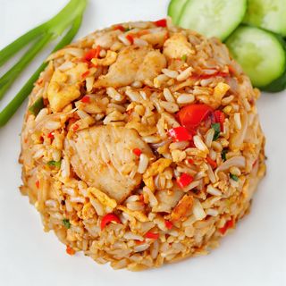 Thai kao pad with pivo free