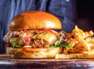 Бъргър Big Boy с говеждо и чедър (400г)