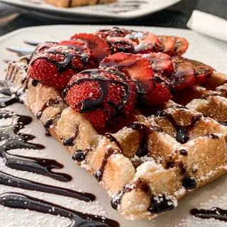 Waffle c/ Morangos & Nutella