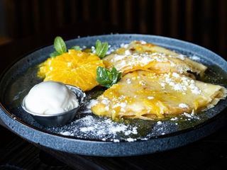 Млинці з апельсиновим кудром