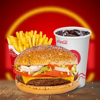 Bash burger srednji meni