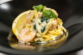 Tagliatelle cu creveți