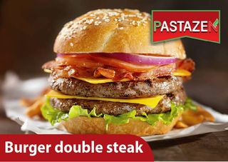 Double Cheesburger + Boisson au choix + Frites