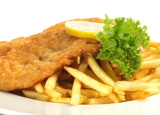 Segundo de pollo empanado