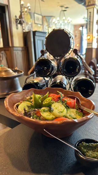 კიტრი - პომიდვრის სალათი