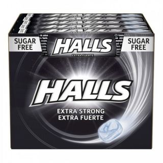 Caramelos Halls Extra Fuerte.
