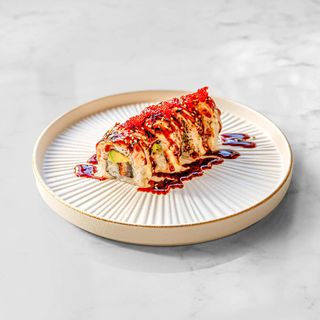Uramaki anguilla roll