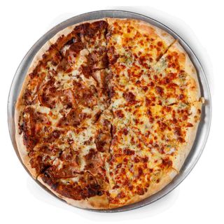 Pizza Mitad y Mitad, Familiar (40 cm)