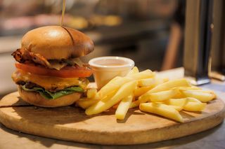 Hamburguesa a la Parrilla