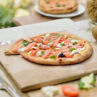 Пицца с Лососем