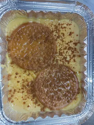 Natillas con galletas