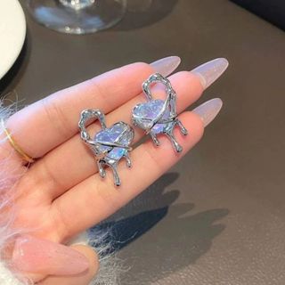 Серьги Сердце 1000тг