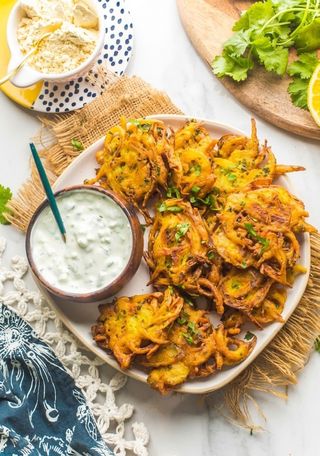 Onion Bhaji Salad