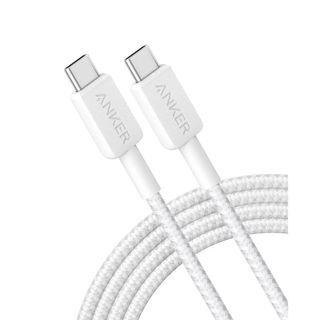 Anker 322 USB-C to USB-C Cable 1.8m Braided White