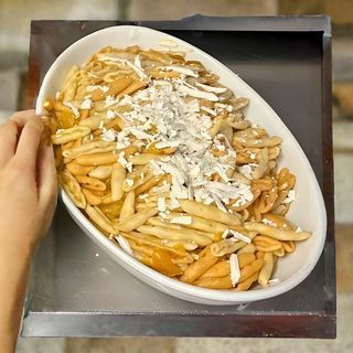 Cavatelli, datterino giallo, cacio ricotta