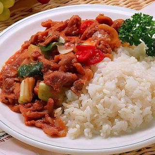 Arroz Cubierto Con Ternera 牛肉盖饭