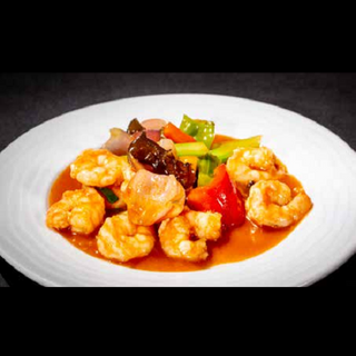 287 Gamberi  in salsa chili