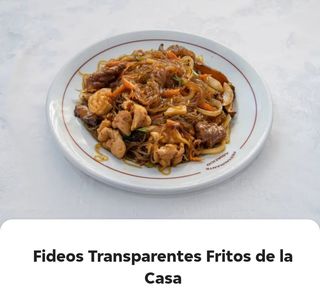 32.Fideos transparentes fritos de la casa