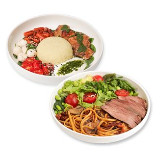 Салат паста з яловичиною + Боул з куркою