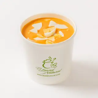 Salmorejo con huevo