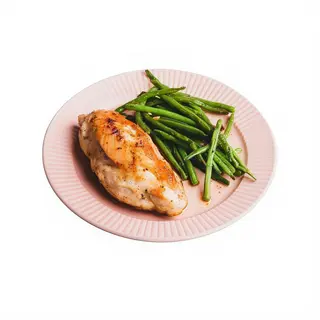 Pollo Al Horno Con Guarnición