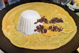 Crepes Ricotta di pecora e scaglie di cioccolato