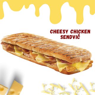 Cheesy chicken sendvič